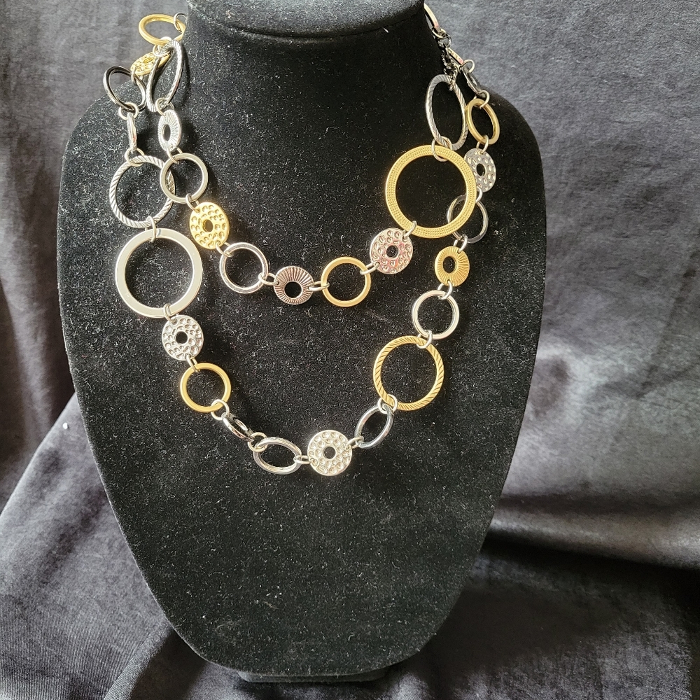 Lia Sophia tri-color "circles"